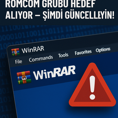 WinRAR Sıfır-Gün Açığı (CVE-2025-8088): RomCom Grubu Hedef Alıyor – Şimdi Güncelleyin!